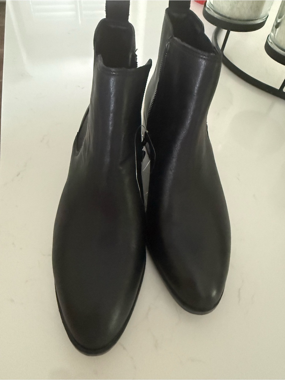 Aldo Black Women's Chukka Boots - Sleek Leather Ankle Booties